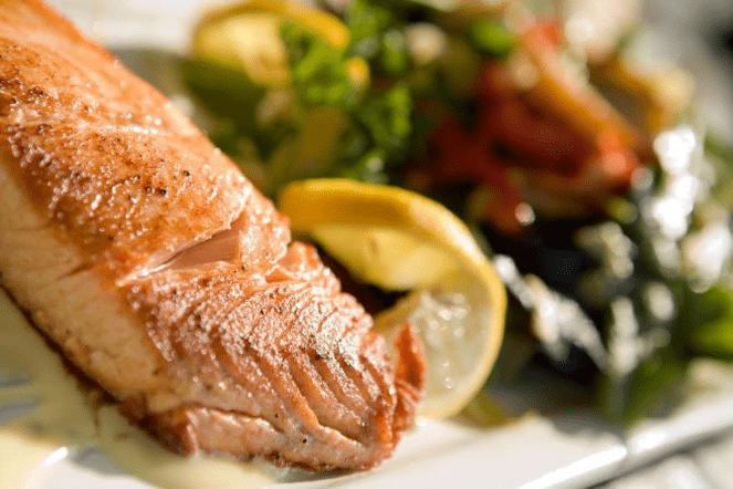 Fish on protein diet