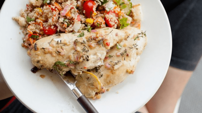 Salmon with Quinoa on Protein Diet