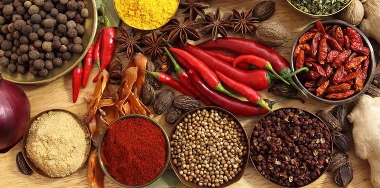 During a diet for pancreatitis, it is necessary to eliminate spices and spices from the diet