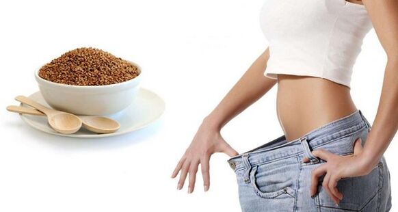 With a buckwheat mono diet, you can achieve a weight loss of 5 kg in 7 days