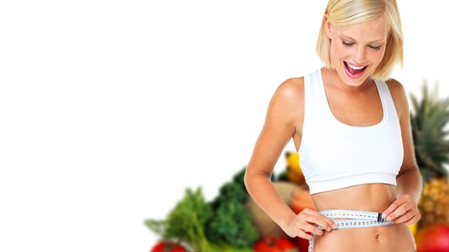 With proper nutrition, the girl lost 10 kg in a month